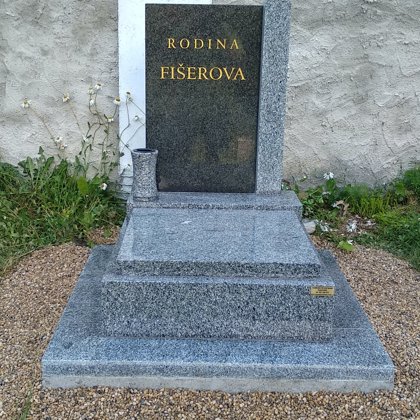 Vzor. č 34 - Urnový pomník Vahlovice + Impala vel. 70x100