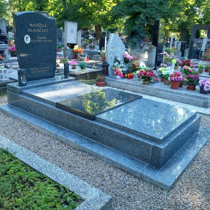 Vzor č. 35 - Jednohrob Vahlovice + Impala s chodníčky