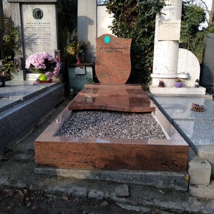 Vzor č. 54 - Luxusní jednohrob 260x110 Multicolor