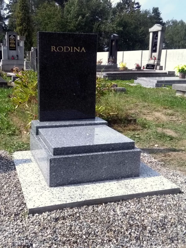 Vzor č. 15 - Urnový pomník Vápenice + Impala vel. 60x70