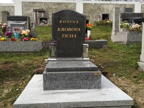 Vzor č. 28 - Urnový pomník vel. 60x70 Vahlovice + Impala