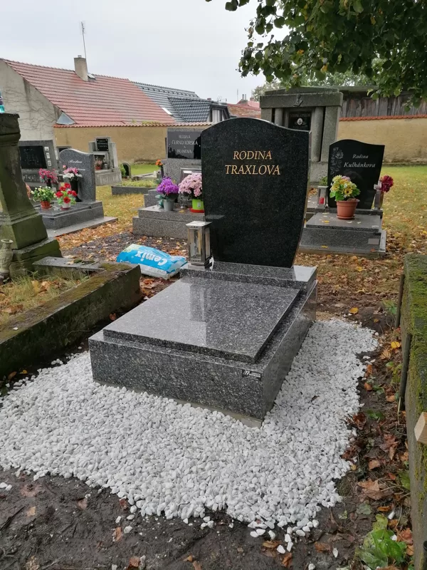 Vzor č. 67 - Pomník 70 x 100 Tiská žula, tělo Impala